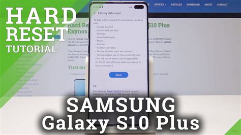 what are the factory defauls on this galaxg s10
